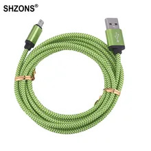 for Samsung S3 S4 S5 S6 S7 Edge Nylon Braided Micro USB Charging Cable Sync Data Cord for Android Phone 25cm 1m 2m 3m USB Cable