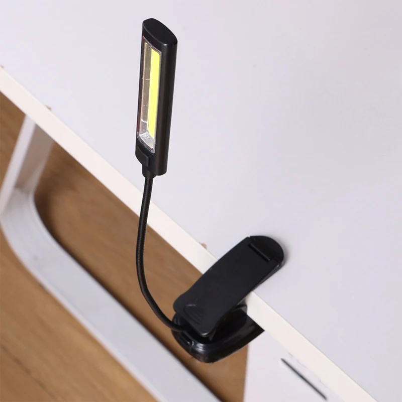 

Night light Clip light USB mini led Flexible Bright Desk Clip-On book Reading Lamp Book light rechargeable abajur pokemon figure