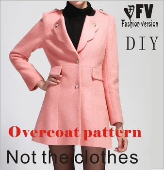 

Clothing DIY Overcoat Sewing Pattern Coat Sewing Template Cutting drawing BFY-31