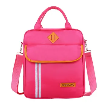 

Children Casual School Shoulder Bags Kids Oxford Cloth Solid Color Messenger Bag Hands Picked Waterproof Hand Thickened