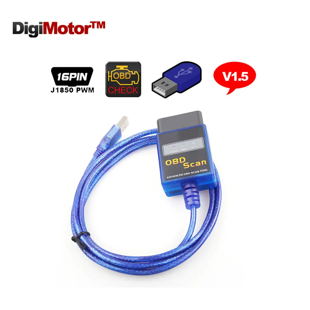 Prix pour ELM 327 V 1.5 USB OBD2 EOBD CANBUS Scanner Automotriz Scanner automobile Scan Outils Lecteur de Code OBD 2 Adaptateur V1.5 ELM327 OBDII Prix pour ELM 327 V 1.5 USB OBD2 EOBD CANBUS Scanner Automotriz Scanner automobile Scan Outils Lecteur de Code OBD 2 Adaptateur V1.5 ELM327 OBDII