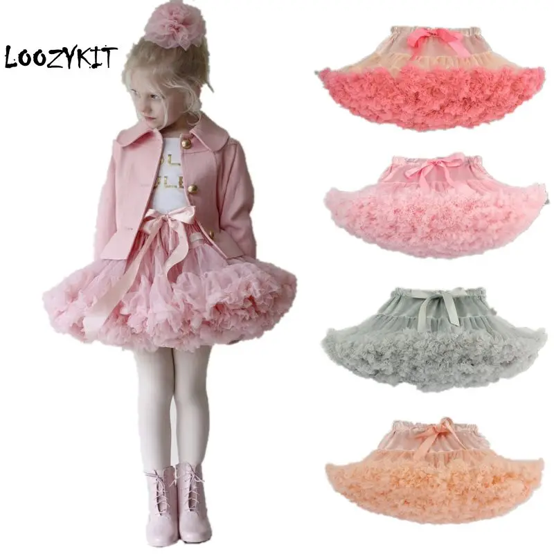 

Loozykit Baby Girls Tutu Skirt Ballerina Pettiskirt Children Ballet Skirts For Party Dance Princess Girl Tulle Clothes