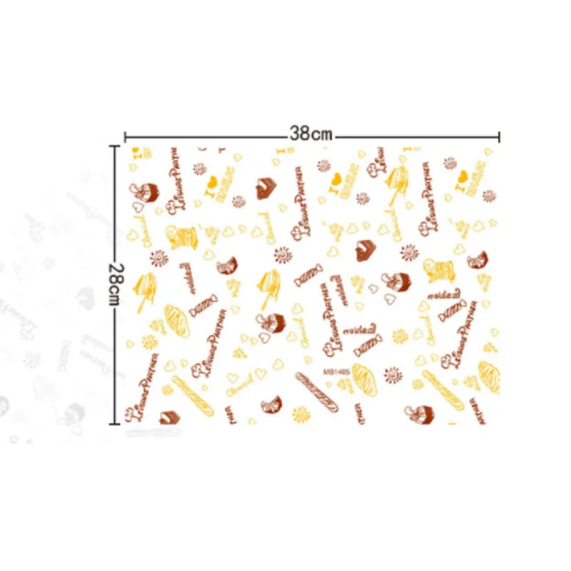 Закуска Еда s водостойкий Воск Бумага s нетоксичный жиронепроницаемый торт печенье Макарон гамбургер пищевая упаковочная бумага лист выпечки