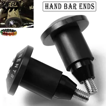 

Universal Motorbike Hand Bar Grips End 7/8" Motorcycle CNC Handlebar Handle bar grip end FOR HONDA CBR954RR CB600F YAMAHA XT250X