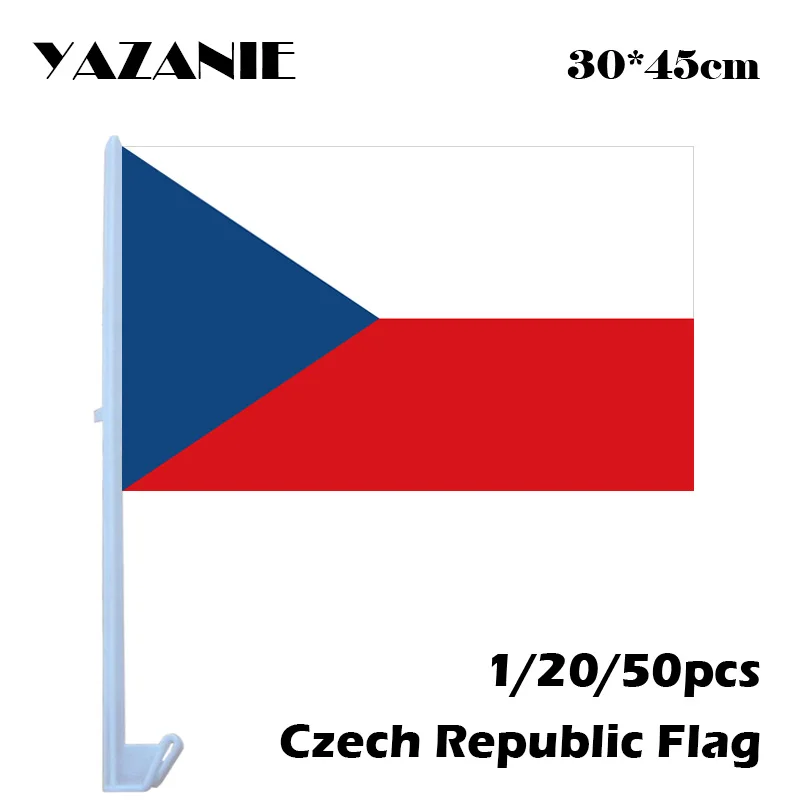 YAZANIE 30*45 см 1/20/50 шт. флаги и баннеры для автомобилей в чешском стиле разных странах