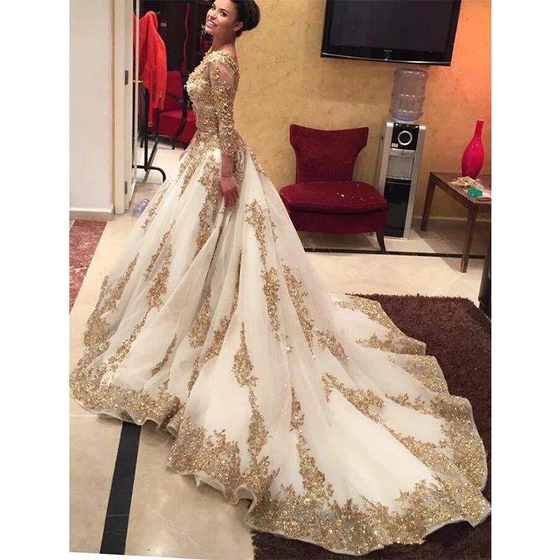 Two-Pieces-Muslim-Prom-Dresses-Saudi-Arabic-Style-Long-Sleeve-Evening-Gowns-2016-Luxury-Ball-Gown