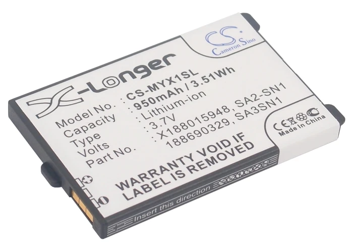 Cameron Sino 950 мАч аккумулятор 188015948 188690329 SA2 SN1 SA3 для Sagem MY X1 X5|Аккумуляторы мобильных