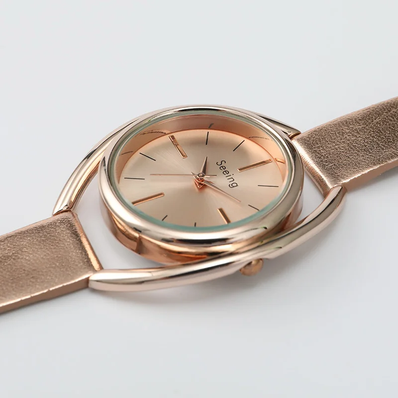 hot sale super thin stainless steel band lady watch vogue
