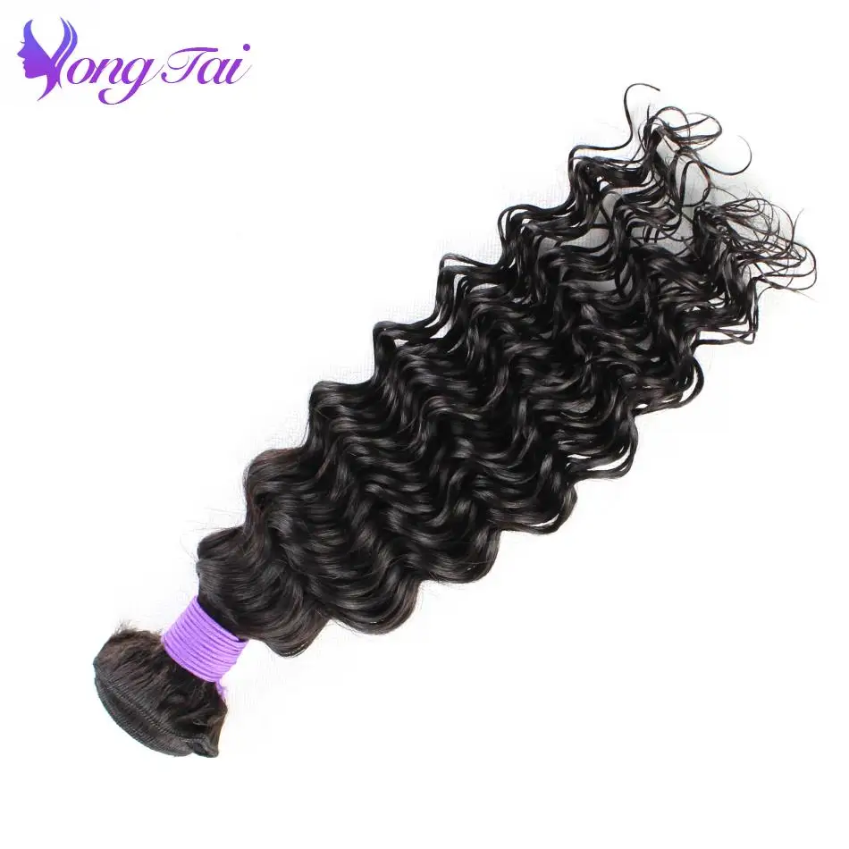 Yuyongtai необработанные индийские волосы густые вьющиеся волосы натуральные человеческие волосы для наращивания remy волосы переплетения пучки 1 шт. 10-26 дюймов без запутывания