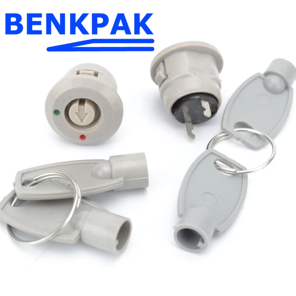 

5PCS 12mm plastic key switch