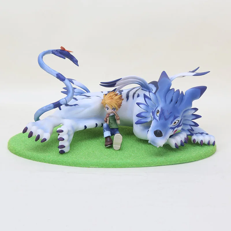 Digimon Adventure Figure Takaishi Takeru& Angemon Angewomon& Yagami wizzarmon ПВХ фигурка героя Digimon Colletion модель игрушки - Цвет: 3695 no box 13cm