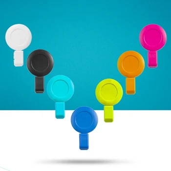 

1pcs candy color Pull buckle chest clip card lanyard telescopic buckle work card buckle stationery