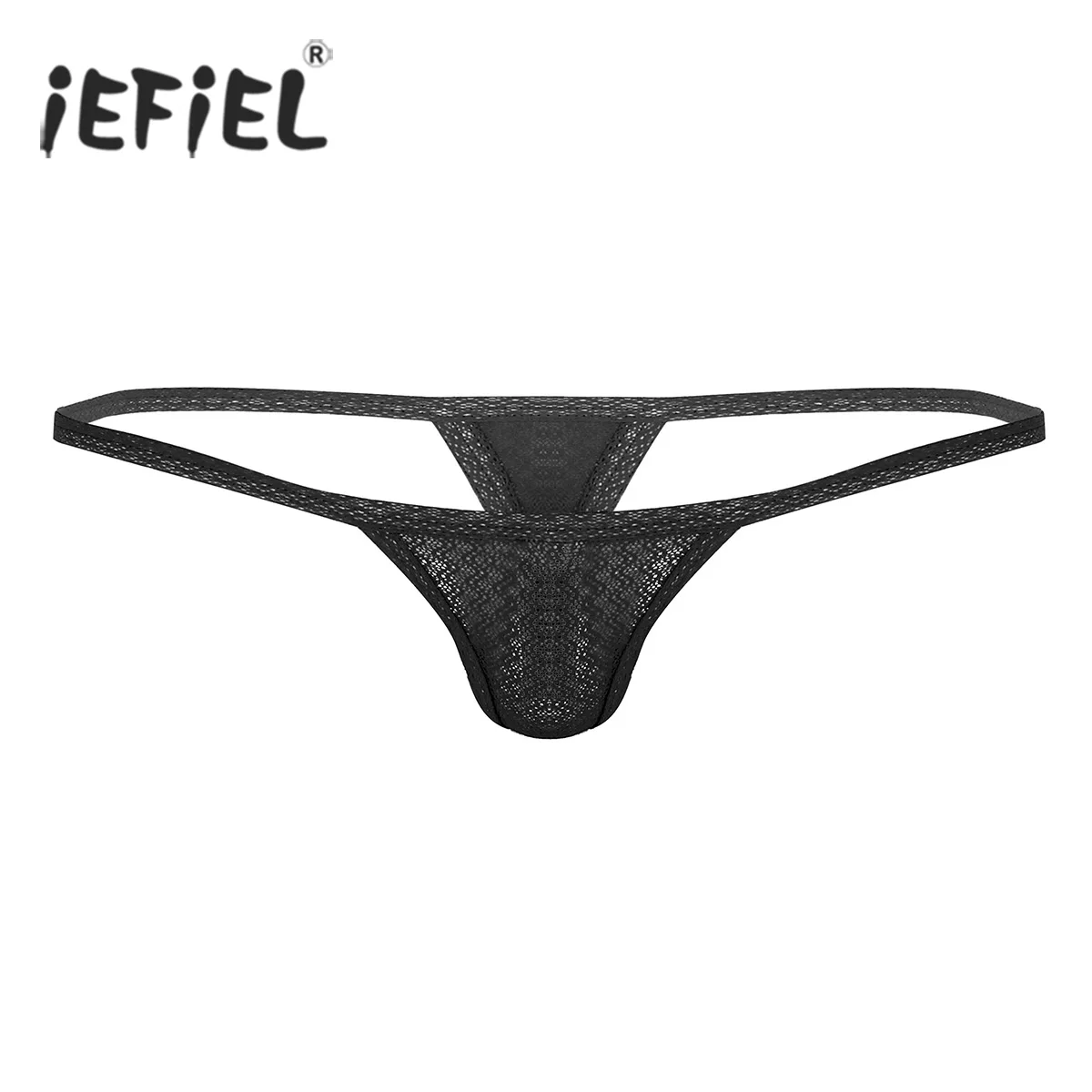 

Sexy Gay Panties for Mens Lingerie Underwear Mesh Translucent Stretchy See-through Mini Jockstraps Male T Back Thongs Underwear