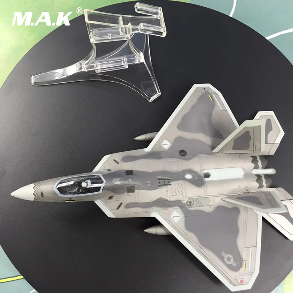 Коллекционный 1/72 масштаб военный сплав авиасимулятор F-22 Raptor самолет-истребитель со статической моделью для фанатов детский подарок