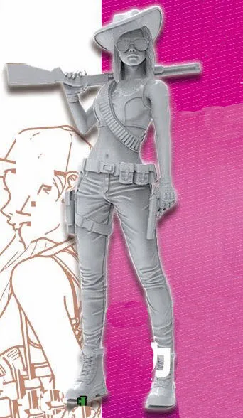 

1/35 Resin Figure Women Soldier 1pc Style IV Model Kits