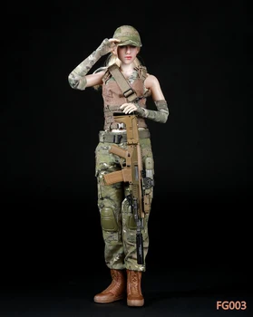 

1/6 FG003 Female Spiner's Shooter's Tactical Clothes Set For 12'' PH Jiaoudoll Action Figure