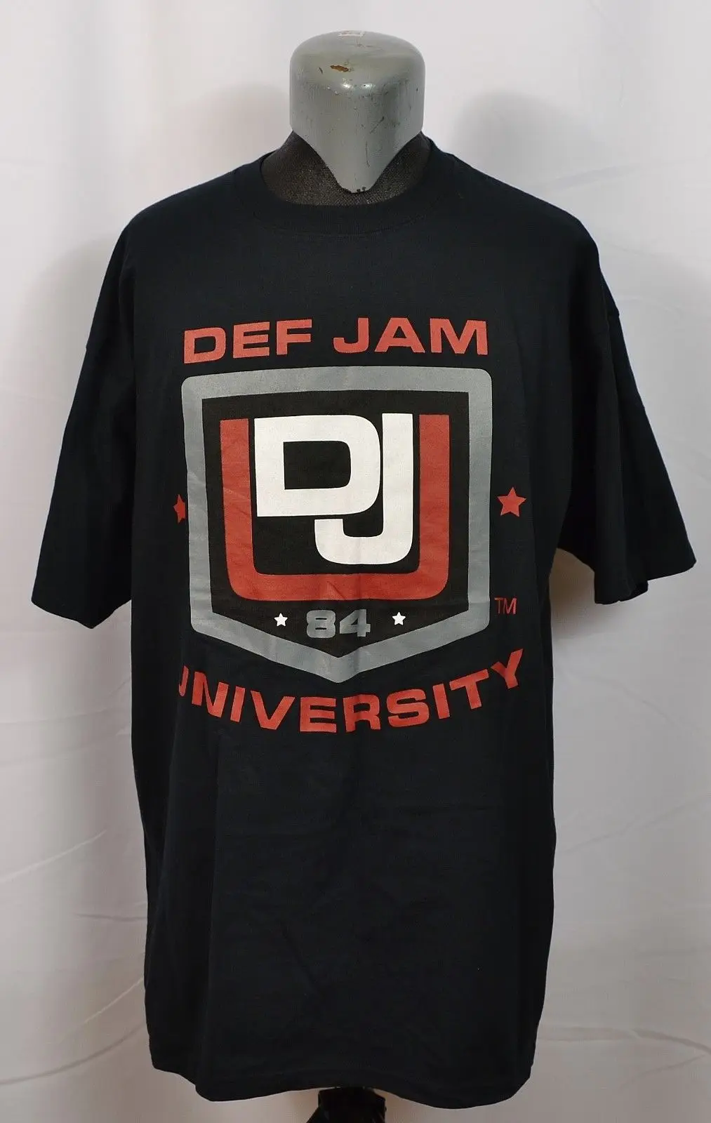 Def Jam Universidad soy Hip Hop Promo camiseta negra 2XL Rap etiqueta de registro Nas de los hombres de la moda y la mujer T camiseta envío gratis