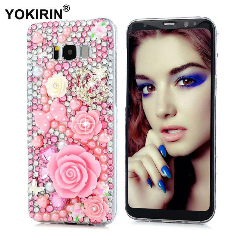YOKIRIN 3D чехол ручной работы с бриллиантами для samsung Galaxy S8 блестящие стразы