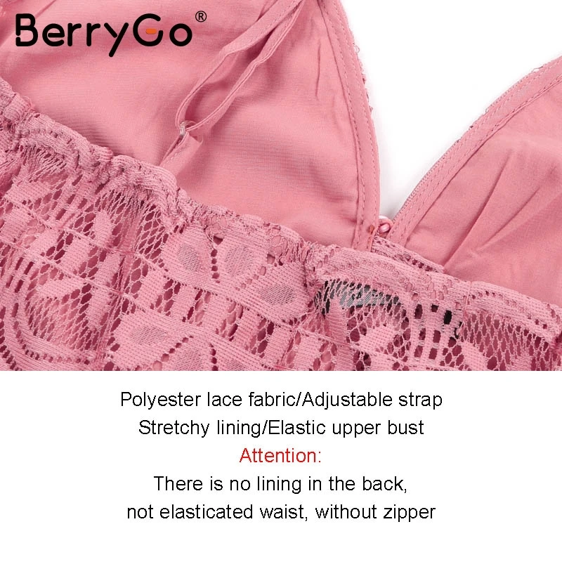 BerryGo v neck sexy lace summer dress women Strap button casual white dress female Streetwear backless midi dress vestidos 2018