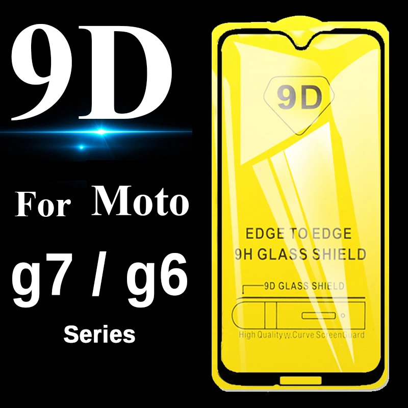 

9D Protective Glass On Moto g6 play Screen Protector For Motorola Moto g7 power g6 plus play g7+ g6+ g7play Tempered Glass Film