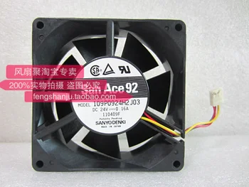 

New original Sanyo 109P0924H2J03 9CM 9232 24V 0.16A 3-wire ball cooling fan