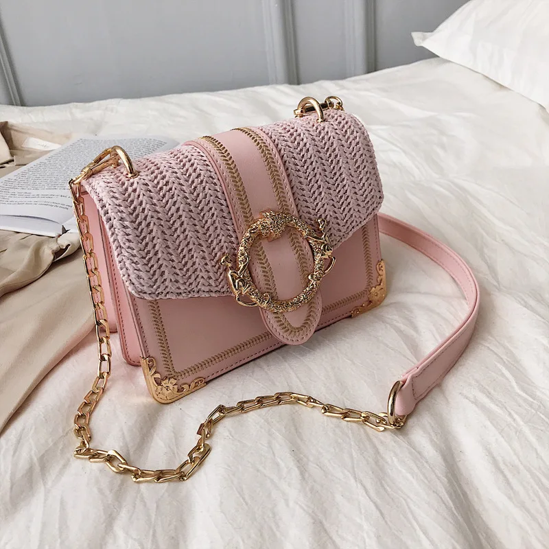 

On the new small bag women 2019 new wave Korean Joker Messenger bag chain shoulder bag fashion small square bag