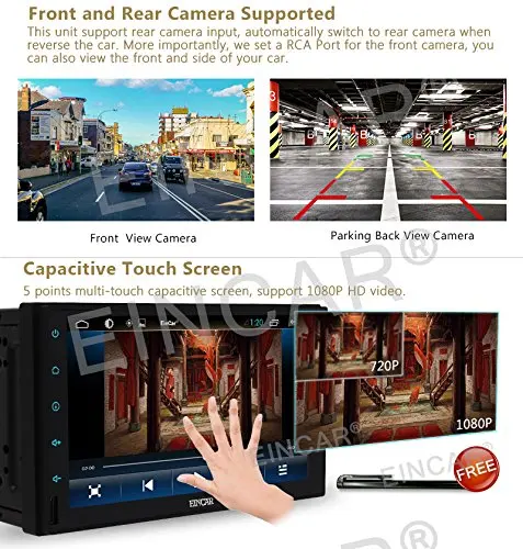 Flash Deal 2 din Android 6.0 headunit Car PC 1080p radio GPS autoradio Stereo Audio Player with touch screen GPS map Navigation in console 1