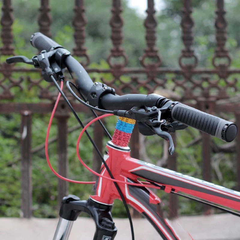 1 Pair Of Rubber Mountain Bicycle Handlebars Anti-Skid Ergonomic Handlebar Inner Ring Diameter Bicycle Bicycle Accessories