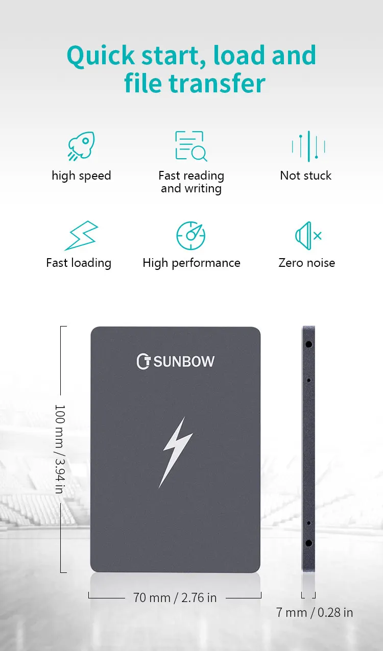 TCSUNBOW 2.5 Inch 120GB 240GB 480GB SataIII Solid State Drive Hdd Hard Disk