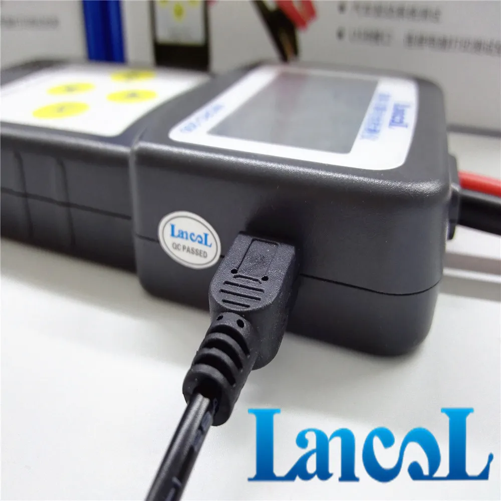 Lancol 12 В автомобильные Батарея тестер проверки MICRO 200 30 200Ah цифровой с USB для печати