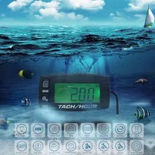 Водонепроницаемый Подсветка счетчик часов Тахометр макс. об/мин для морской лодки снегоход ATV генератор косилка подвесной UTV мотокросса
