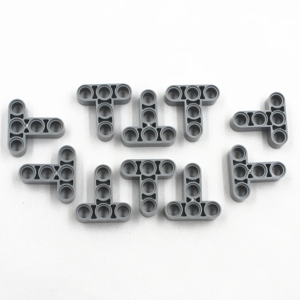 Self-Locking Bricks free creation of toy MOC Building Blocks TECHNIC T-BEAM 3X3 W/HOLE DIA4.8 10pcs compatible with Lego 4552347