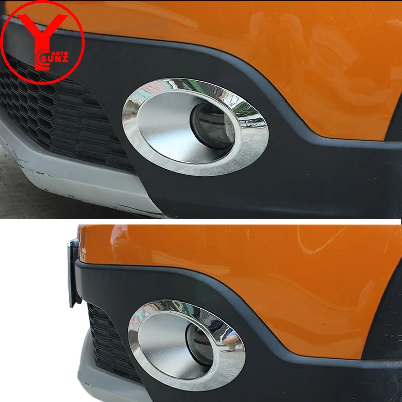 

YCSUNZ front fog light lamp cover ABS chrome car accessories For Volkswagen Cross Polo 6r hatchback 2010 2013 2015 2016 2017