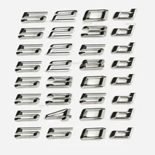 Adesivos 3d para emblema do porta-malas, adesivos traseiros 525d 528d 530d 535d 540d acessórios automotivos,