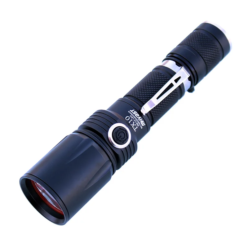 MHVAST TX10 Cree XM-L2 светодиодный тактический фонарь плавное затемнение, лагерь, поход, езда на велосипеде, ныряльщик, охота