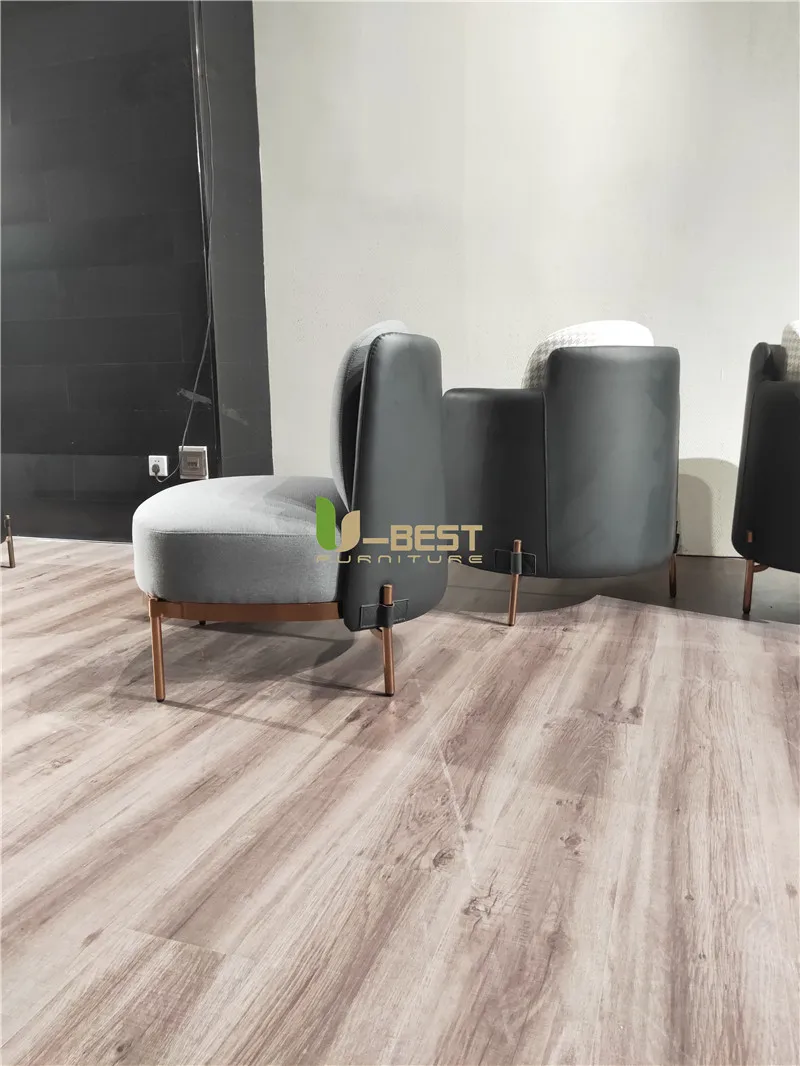 U-BEST, Современная гостиная, итальянский дизайн, кресло для отдыха, мягкая ткань, металлический каркас, Ленточное кресло
