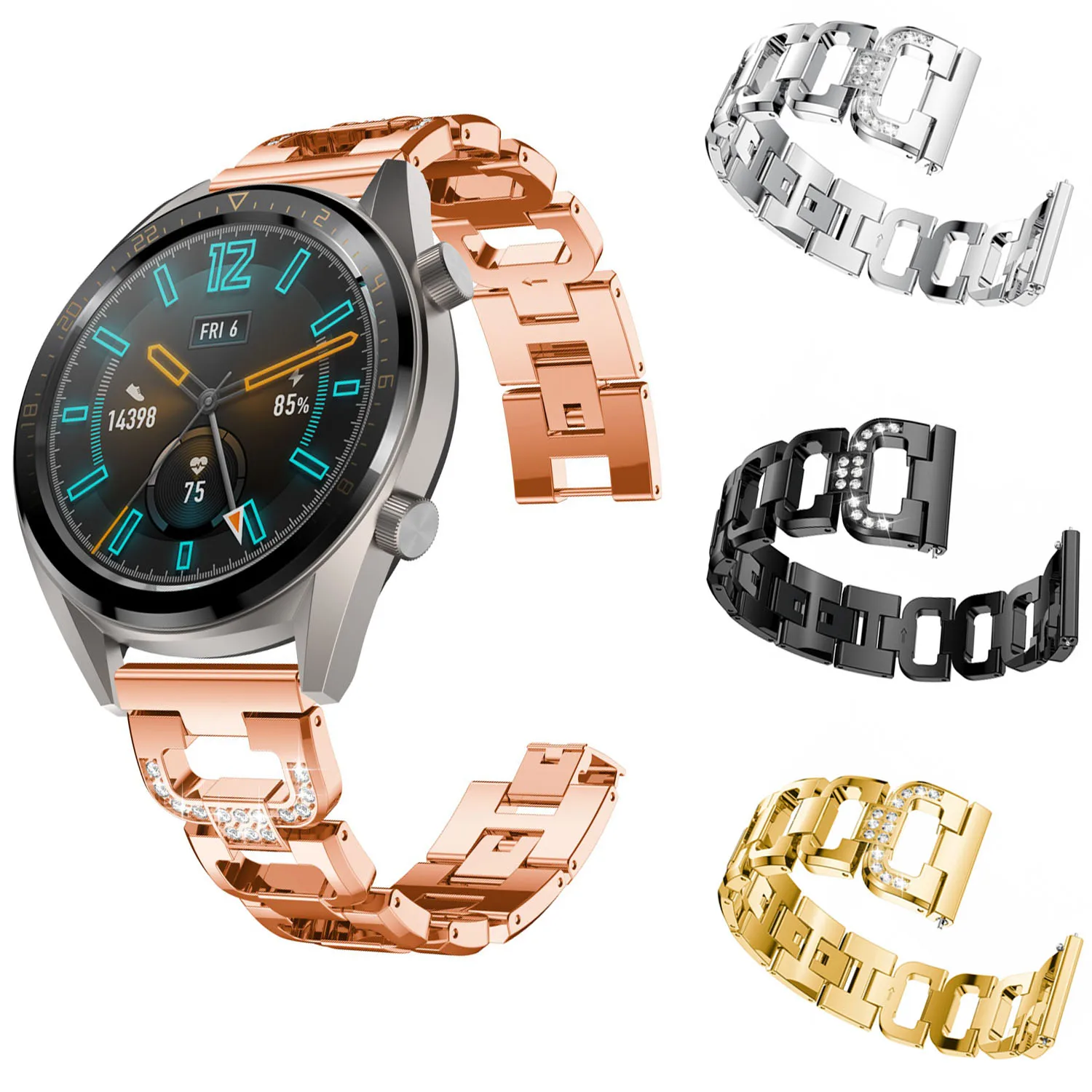 Браслет из нержавеющей стали для Samsung Galaxy Watch 46 мм Gear S3|Ремешки часов| |