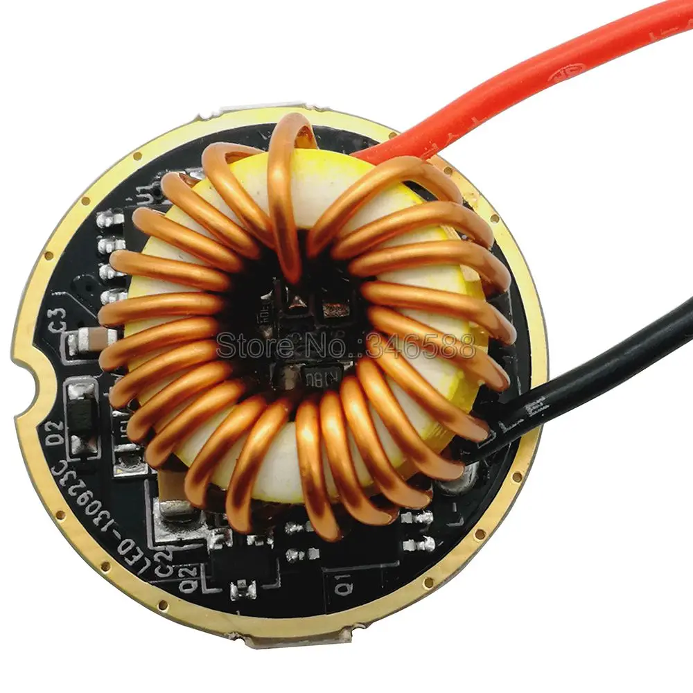 Светодиодный драйвер Cree XLamp XHP70 6 в 26 мм яркий вход 4000 мА выход 4 а 5 режимов или 1