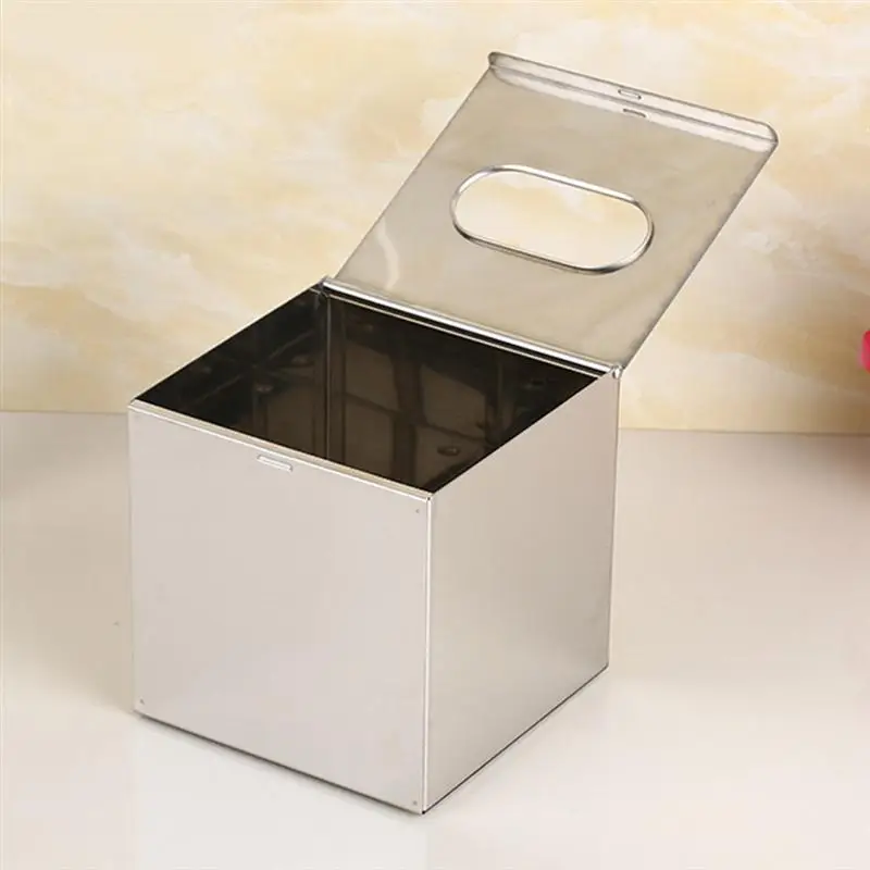 LUOEM 1 шт. креативный Материал Футляр для бумажных салфеток коробка для офиса дома туалета из нержавеющей стали держатель бумаги