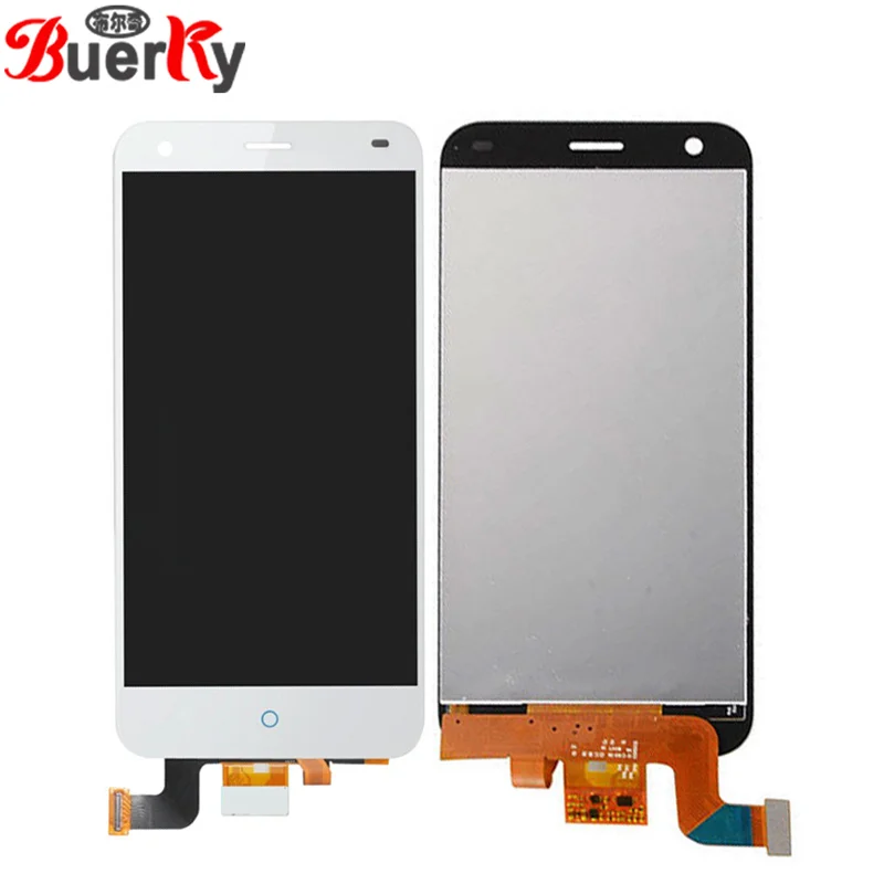 BKparts 100% испытано для ZTE Blade S6 S 6 полный ЖК дисплей сенсорный экран полная сборка