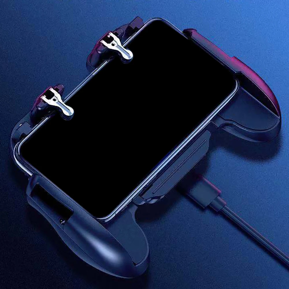  H5 PUBG Mobile Phone Game Trigger Controller Holder Gamepad Joystick Cooler Fan