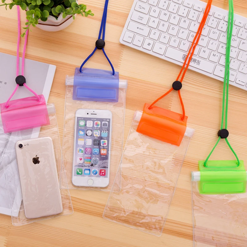 

Transparent Travel Accessories Waterproof Pouch Bag Simple PVC Cell Phone Case IPhone Card Holder Storage Cute Wallet