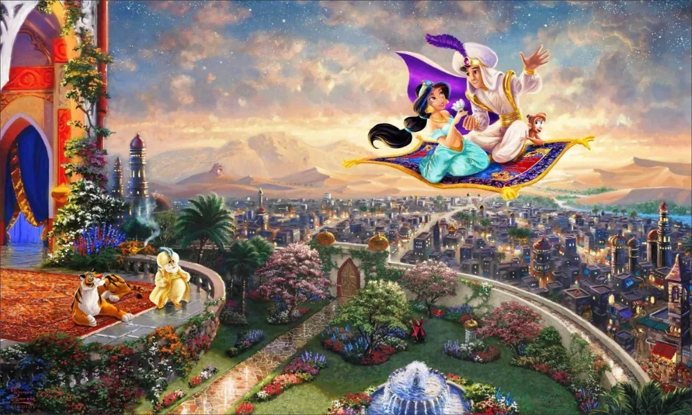 

5x7FT Jasmine Princess Carpet Court Garden Cityscape Custom Photo Studio Backdrop Background Vinyl 220cm x 150cm