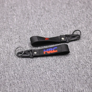 

NEW Motorcycle Embroidery Strap Key Ring Keyring For Honda HRC CBR 250 600 1000 RR VFR Key Chain Keychain Motocross Accessory