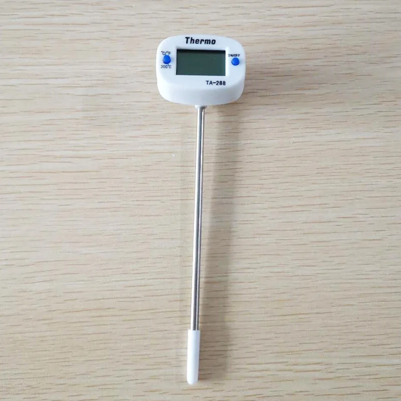 Вращающийся цифровой термометр для еды, молока, барбекю, мяса, печь для шоколада, воды, масла, Кухонный Термометр, электронный зонд
