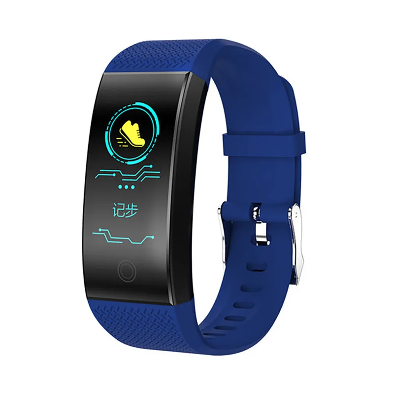 Синие спортивные часы