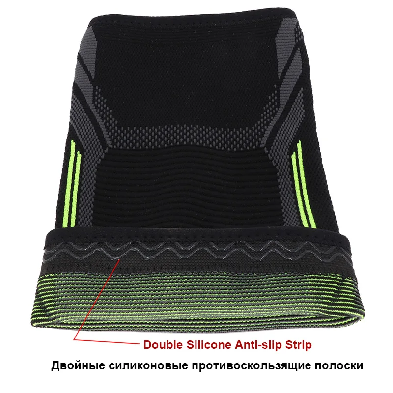 1 Pcs Sports Knee Pad Sleeve Support Protect Kneepad COYOCO Brand Running Cycling Gym Braces Elastic Knee Warm Black Green