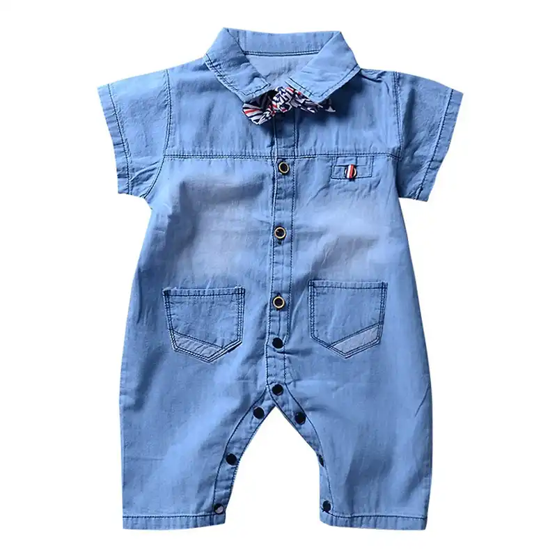 denim jumpsuit for baby girl