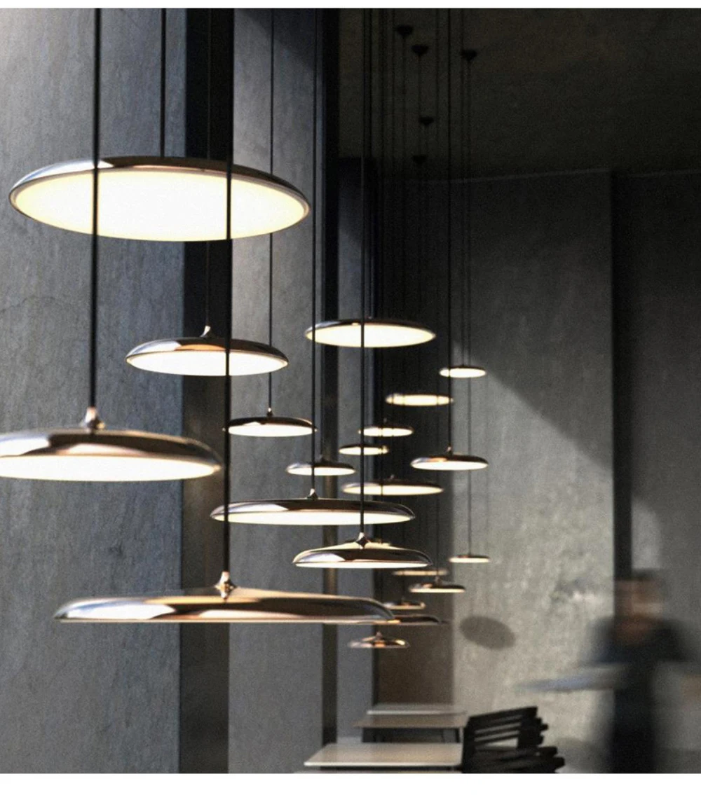  Modern Art Design LED Pendant Light UFO Round Plate Suspension Lamp For Dining Room Living Room Bed - 32865580049