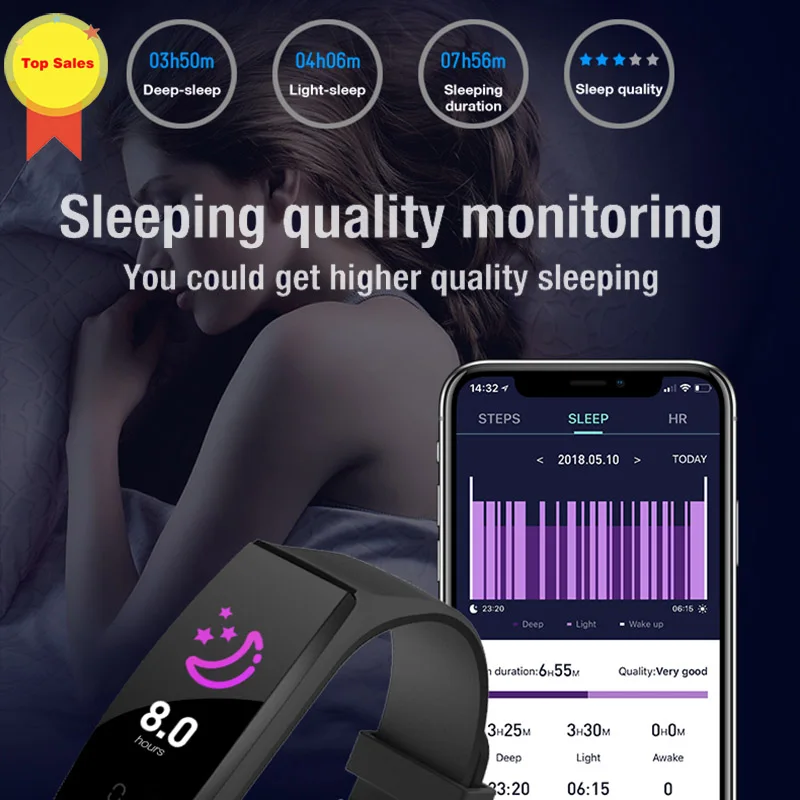 

2019 Smart Watch Women Girl Smart Band Heart Rate Blood Pressure Monitor Wristband Sport Activity Tracker Fitness Bracelet Watch